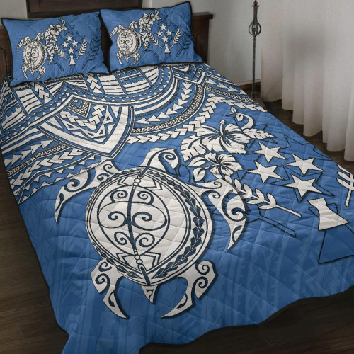 Kosrae Polynesian Quilt Bed Set - Polynesian Turtle 1