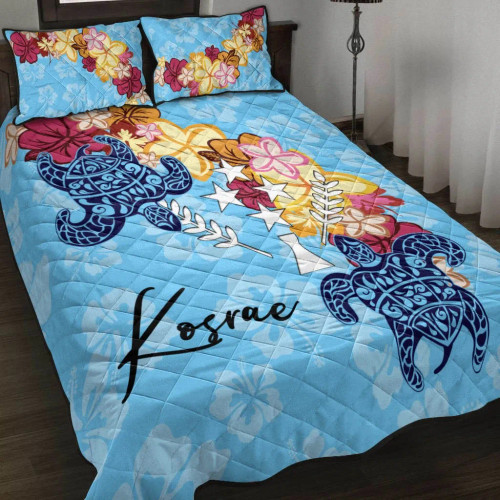 Kosrae Quilt Bed Set - Tropical Style 1