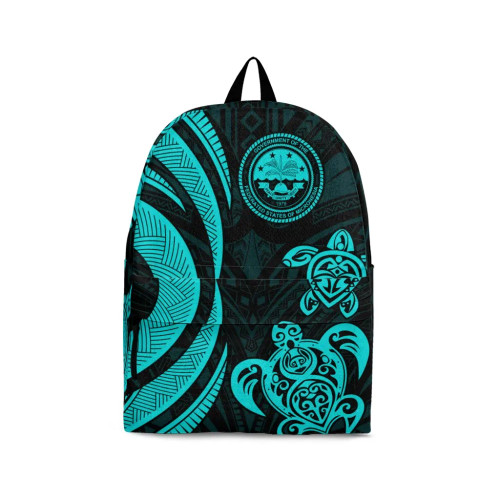 Federated States of Micronesia Backpack - Turquoise Tentacle Turtle 1