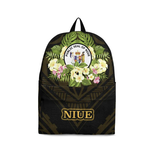 Niue Backpack - Polynesian Gold Patterns Collection 1