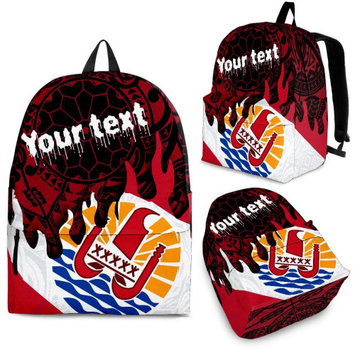 Tahiti Custom Personalised Backpack - Melting Style 1