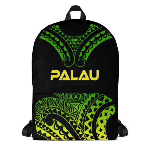 Palau Polynesian Backpack - Reggae Tribal Pattern 1