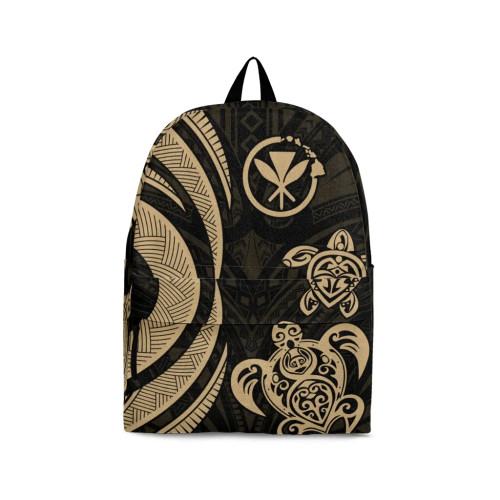 Hawaii Backpack - Gold Tentacle Turtle 1