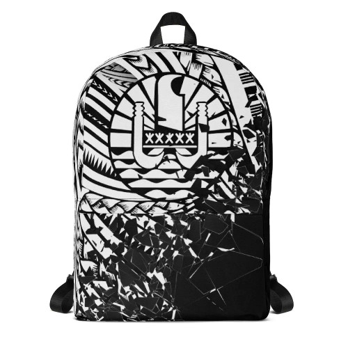 Tahiti Polynesian Backpack - Broken Mirror 1