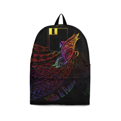 Wallis and Futuna Backpack - Butterfly Polynesian Style 1
