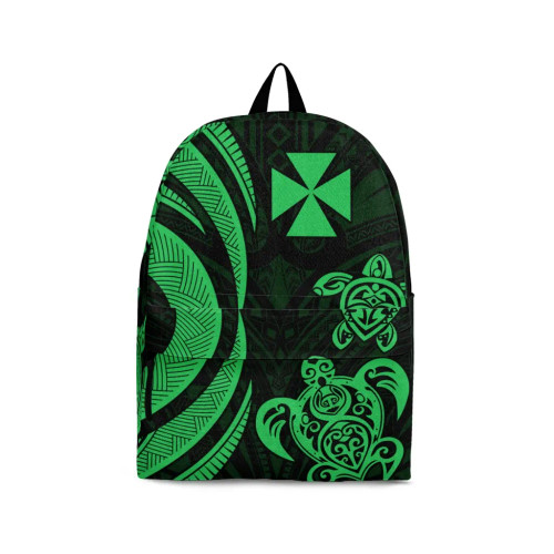 Wallis and Futuna Backpack - Green Tentacle Turtle 1