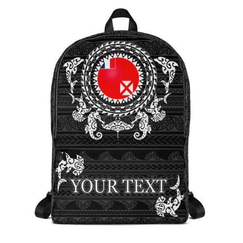 Wallis And Futuna Backpack - Custom Ocean Animals 1