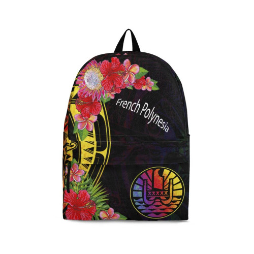 French Polynesia Backpack - Tropical Hippie Style 1
