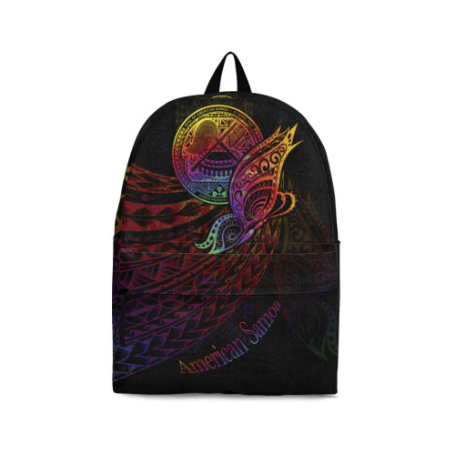 American Samoa Backpack - Butterfly Polynesian Style 1