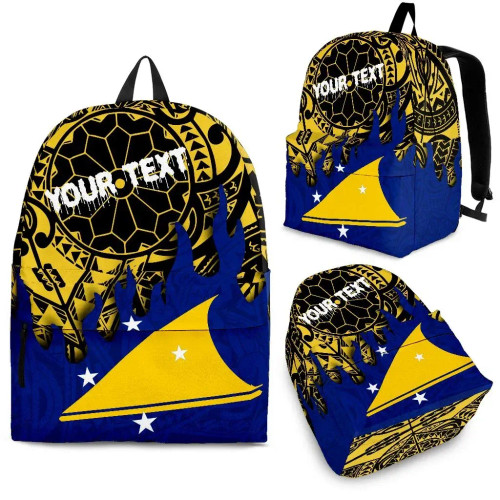 Tokelau Custom Personalised Backpack - Melting Style 1