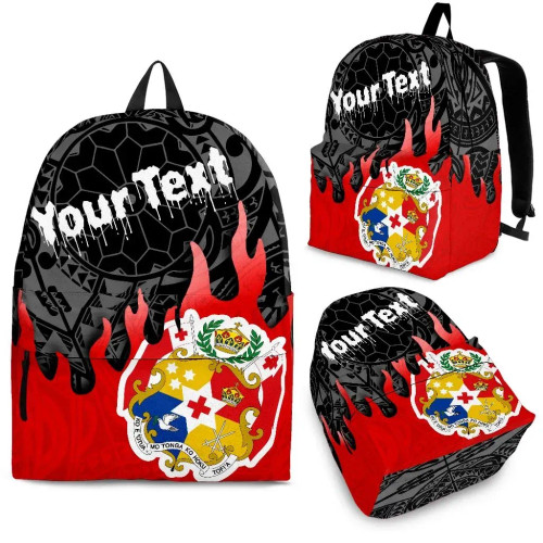 Tonga Custom Personalised Backpack - Melting Style 1