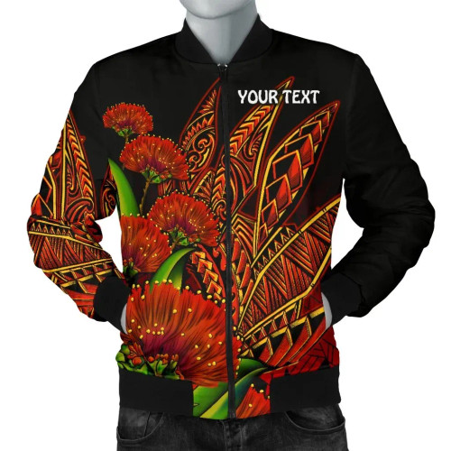 Polynesian Hawaii Personalised Bomber Jacket - Ohia Lehua 1