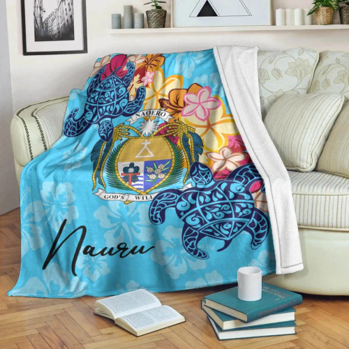 Nauru Premium Blanket - Tropical Style 1
