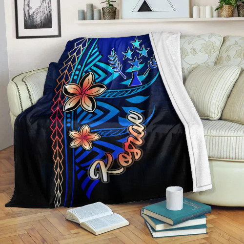 Kosrae Premium Blanket - Vintage Tribal Mountain 1