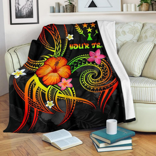 Kosrae Polynesian Personalised Premium Blanket - Legend of Kosrae (Reggae) 1
