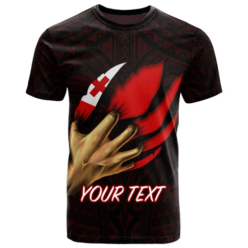 Tonga Personalised T-Shirt - Tonga In Me (Red) 1