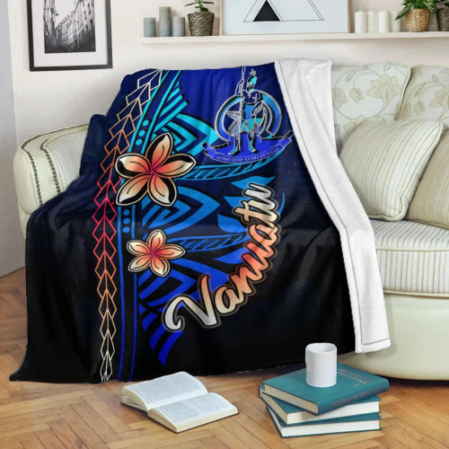 Vanuatu Premium Blanket - Vintage Tribal Mountain 1