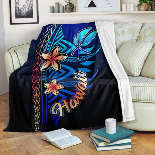 Tahiti Premium Blanket - Vintage Tribal Mountain 1