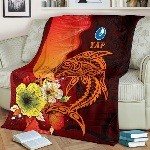 Yap Premium Blankets - Tribal Tuna Fish 1