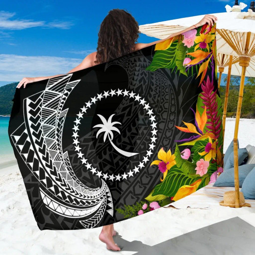 Chuuk State Sarong - Seal Spiral Polynesian Patterns 1