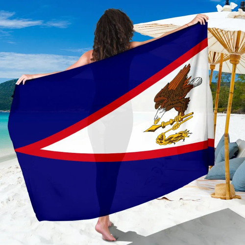 American Samoa Sarong - Flag Of American Samoa 1