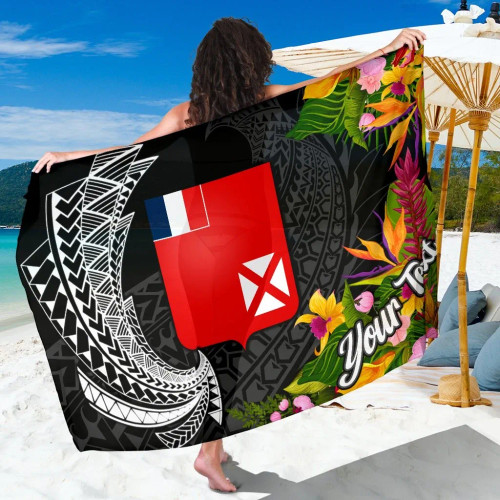 Wallis and Futuna Sarong - Custom Personalised Seal Spiral Polynesian Patterns 1