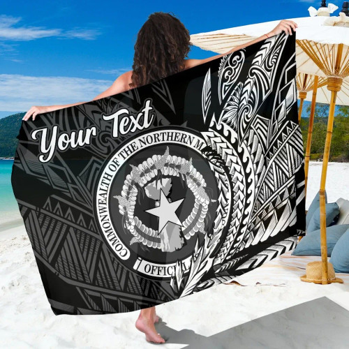 Northern Mariana Islands Sarong - Custom Personalised Wings Style 1