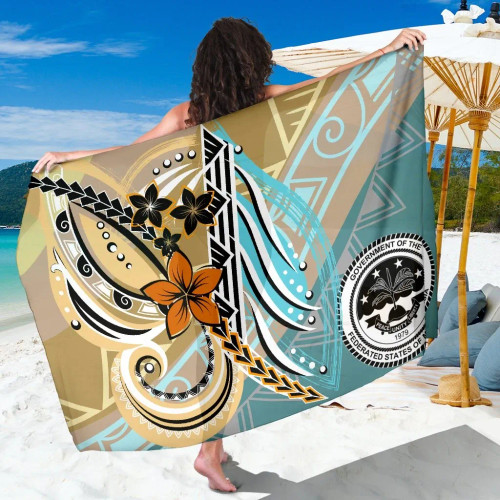 Federated States of Mariana Sarong - Flower Ribons 1