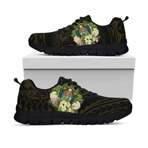Nauru Sneakers - Polynesian Gold Patterns Collection 1