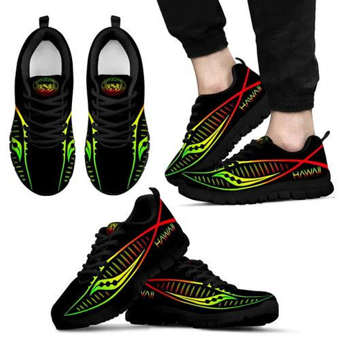 Hawaii Sneakers - Hawaii Seal Polynesian Knife Reggae Style 1