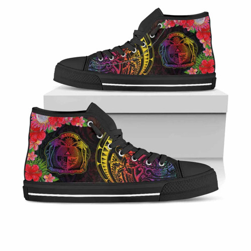 Nauru High Top Shoes - Tropical Hippie Style 1