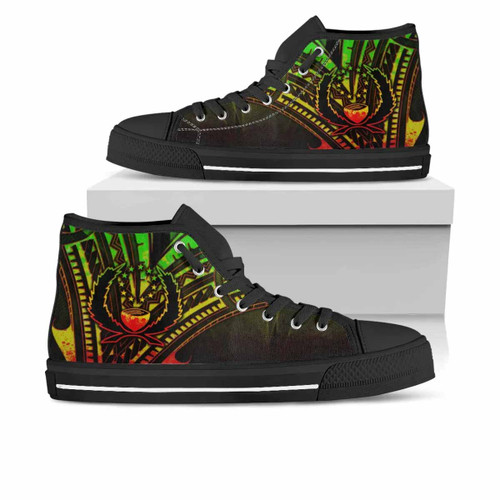 Pohnpei High Top Shoes - Cross Style Reggae Color 1