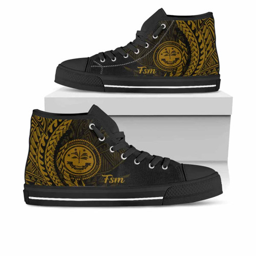 Federated States of Micronesia High Top Shoes - Wings Style 1