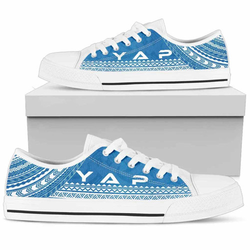 Yap Low Top Shoes - Polynesian Flag Chief Version 1