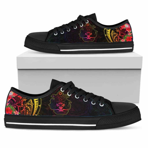 Solomon Islands Low Top Shoes - Tropical Hippie Style 1