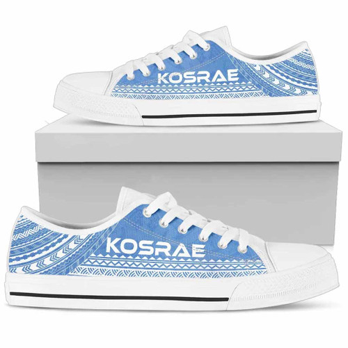 Kosrae Low Top Shoes - Polynesian Flag Chief Version 1