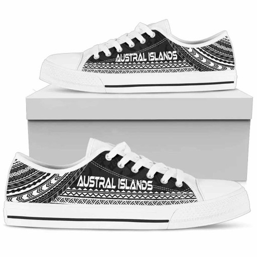 Austral Islands Low Top Shoes - Polynesian Black Chief Version 1
