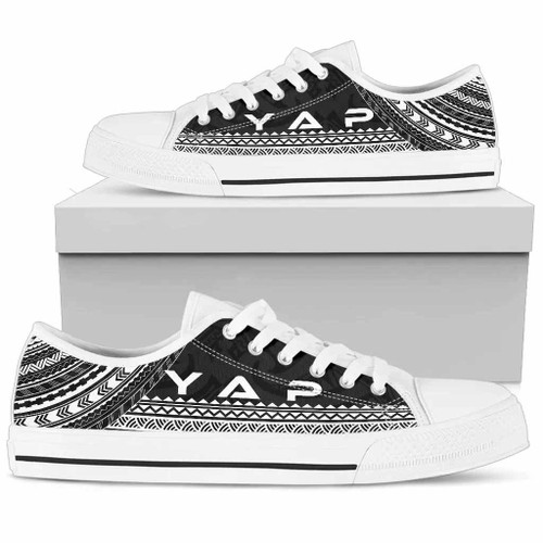 Yap Low Top Shoes - Polynesian Black Chief Version 1