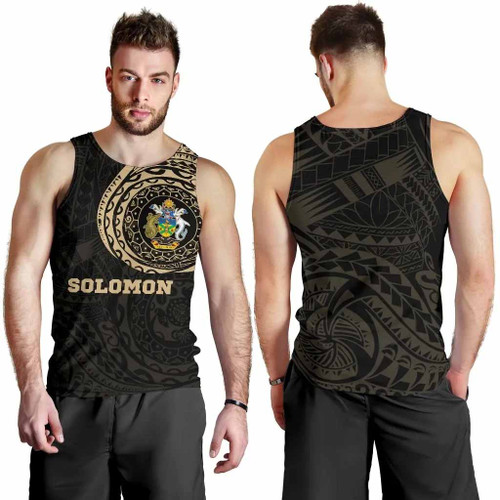 Solomon Islands Polynesian Tattoo Style Tank Top 1