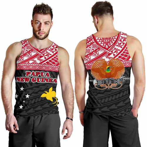 Papua New Guinea Men Tank Top - Polynesian Design1 1