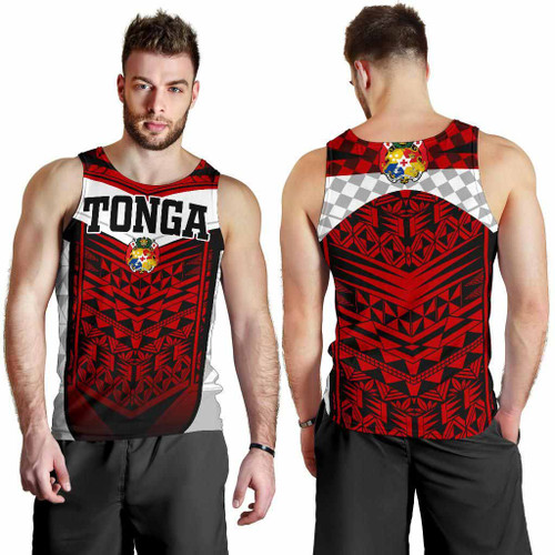 Tonga Polynesian Men Tank Top - Tongan Pattern 1
