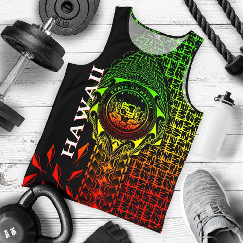 Hawaii Men Tank Top - Hawaii Seal Rocket Style (Reggae)28 1