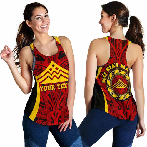 Hawaii Custom Personalised Women Racerback Tank - Protect Mauna Kea 1