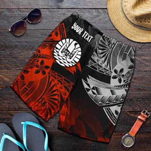 Tahiti Polynesian Personalised Men Shorts - Vintage Polynesian Turtle 1