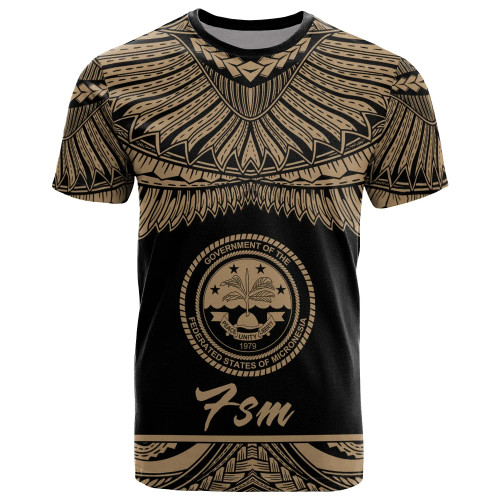 Federated States of Micronesia T-Shirt - Micronesia Pride Gold Version 1