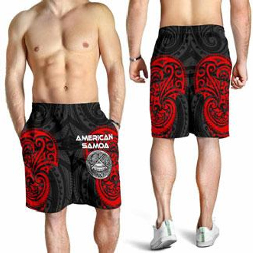 American Samoa Polynesian Men Shorts - American Samoan Spirit 1