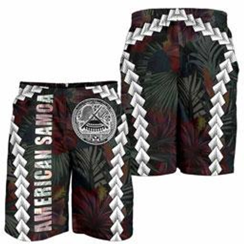 American Samoa Men Shorts - Chain Polynesian 1