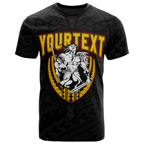 American Samoa Polynesian Custom Personalised T-Shirt - Tafuna Warriors 1