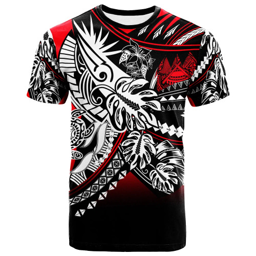 American Samoa T-Shirt - Tribal Jungle Pattern 1