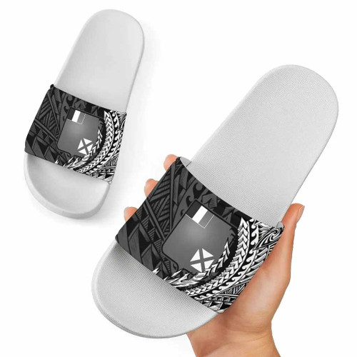 Wallis and Futuna Slide Sandals - Wings Style 1